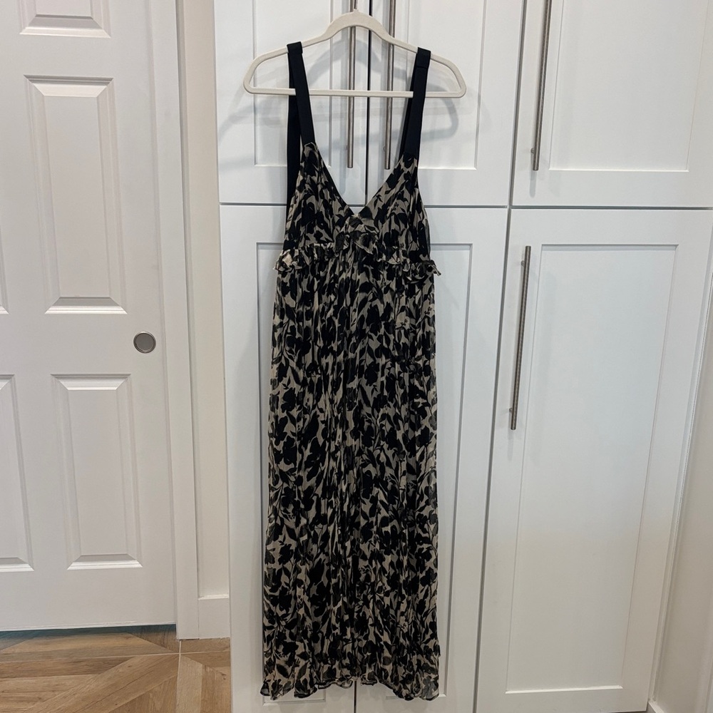 J. Crew Collection Ruffle trim Chiffon Dress - Picture 4 of 7